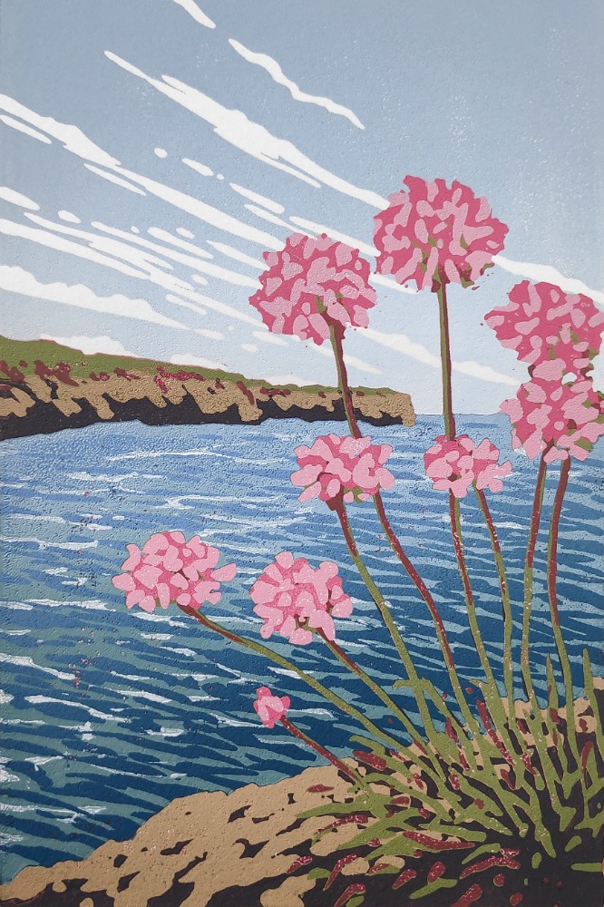 Sea Pink View by Alexandra Buckle